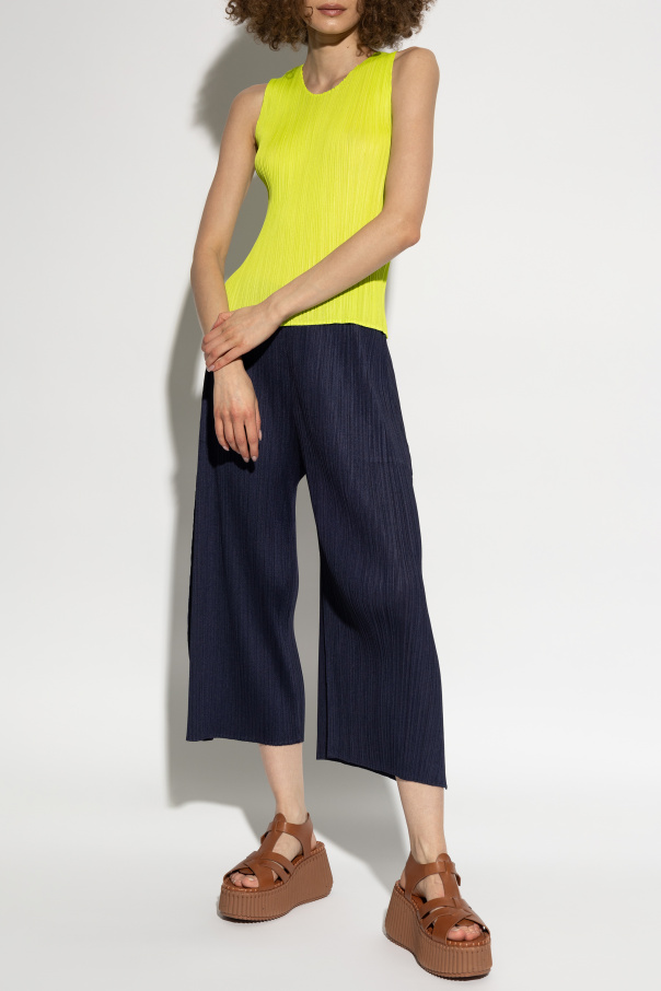Pleats Please Issey Miyake Pleated Shell Tank | Saks Fifth